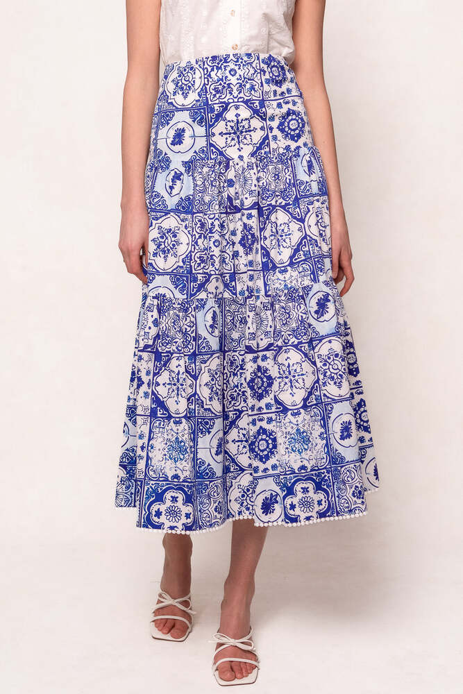 Ivy City - Rosina Kirt in Blue Tile